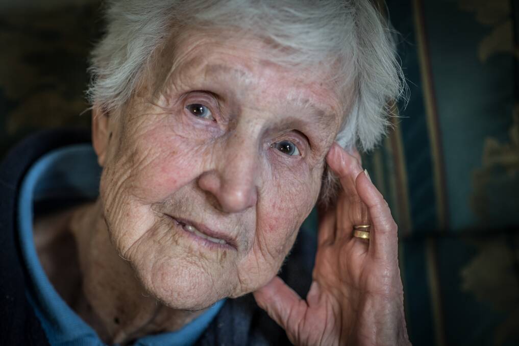 Ethne (May) Webster, 96, of Kambah. Picture: Karleen Minney