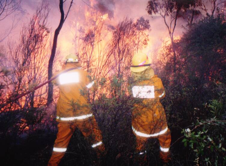 ACT RFS firefighters will be on the front line against bushfires this season. Picture: ACT RFS