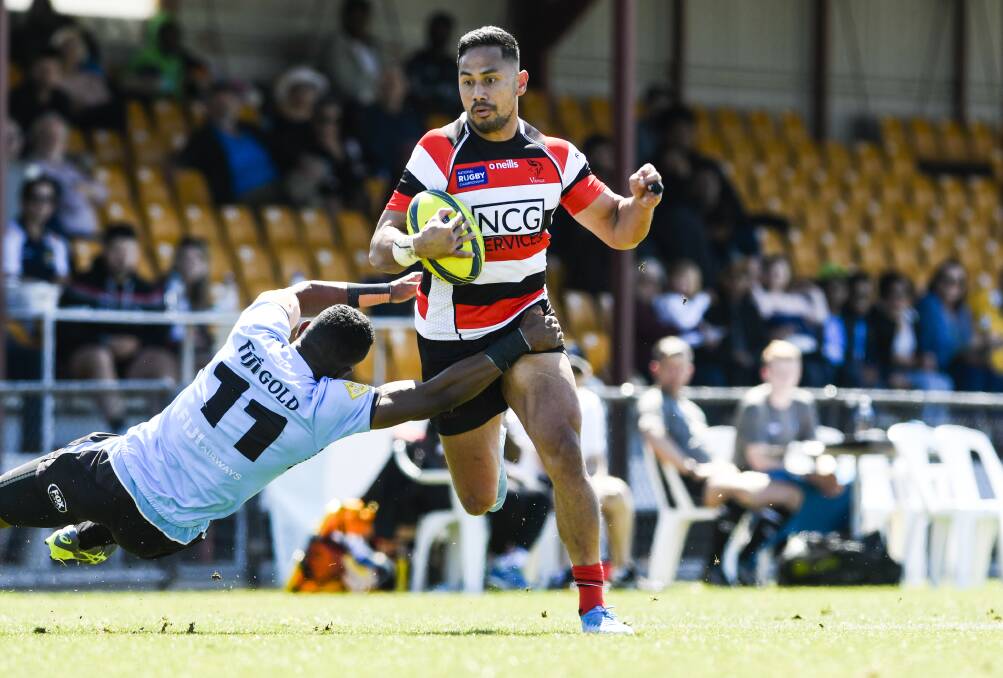 Toni Pulu has been a try-scoring machine for the Canberra Vikings this season. Picture: Dion Georgopoulos