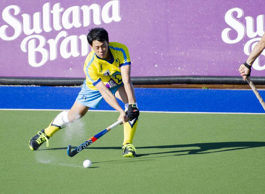 Canberra Chill's Manabu Yamashita scored in the shoot out. Picture: Jamila Toderas