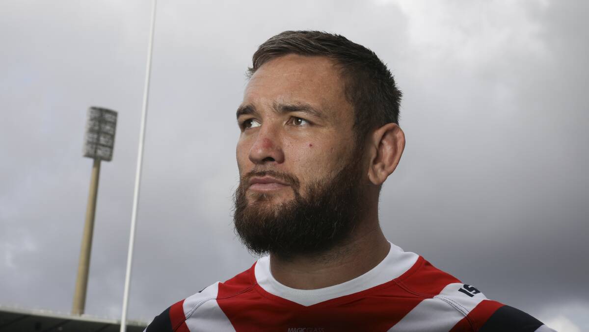 Roosters prop Jared Waerea-Hargreaves is looking forward to taking on the Raiders in the grand final. Picture: Ben Rushton