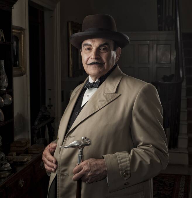 David Suchet as Hercule Poirot. Picture: Supplied
