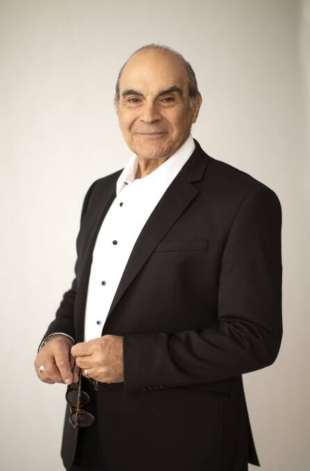 David Suchet will be coming with a career retrospective. Picture: Supplied