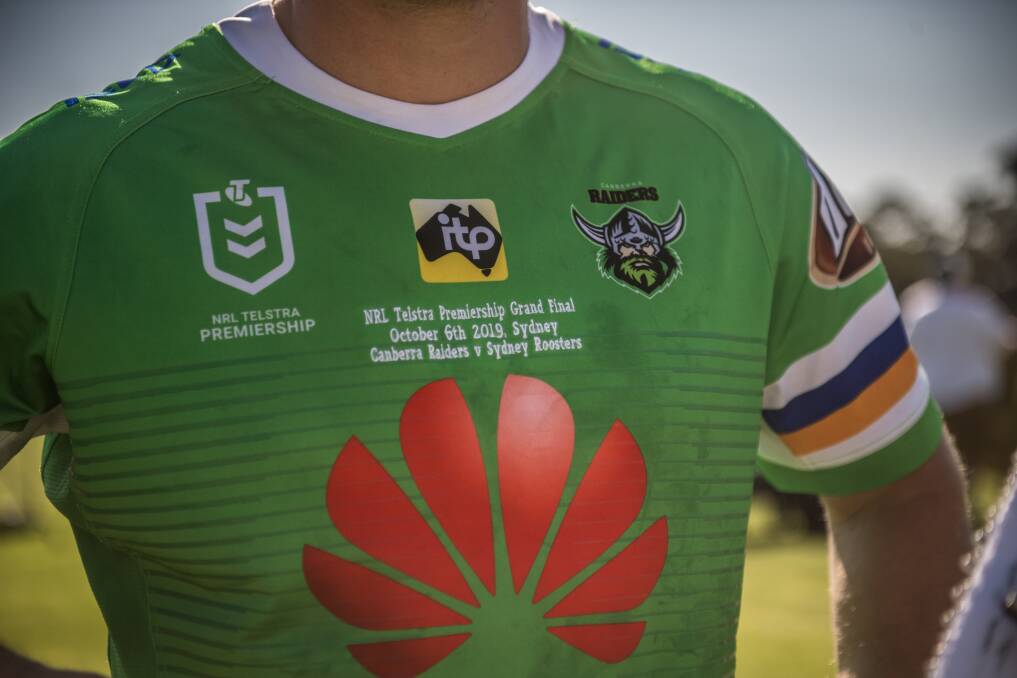 Raiders to utilise Huawei technology during training for winning edge. Picture: Karleen Minney