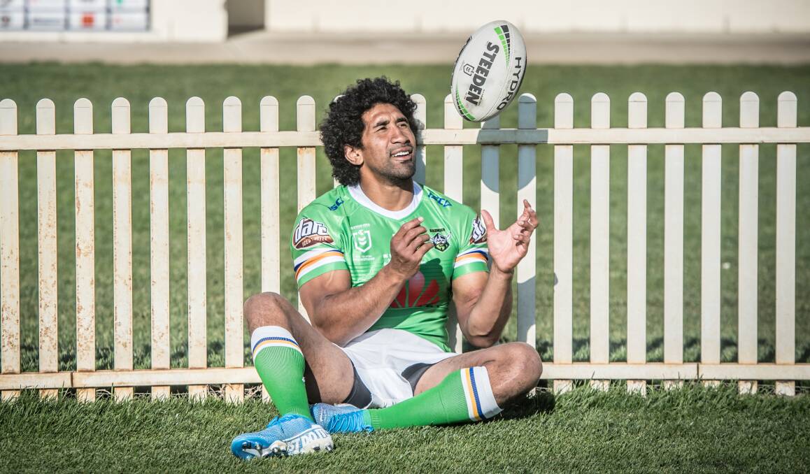 Sia Soliola has been nominated for the NRL's Ken Stephenson Medal at the Dally M awards. Picture: Karleen Minney