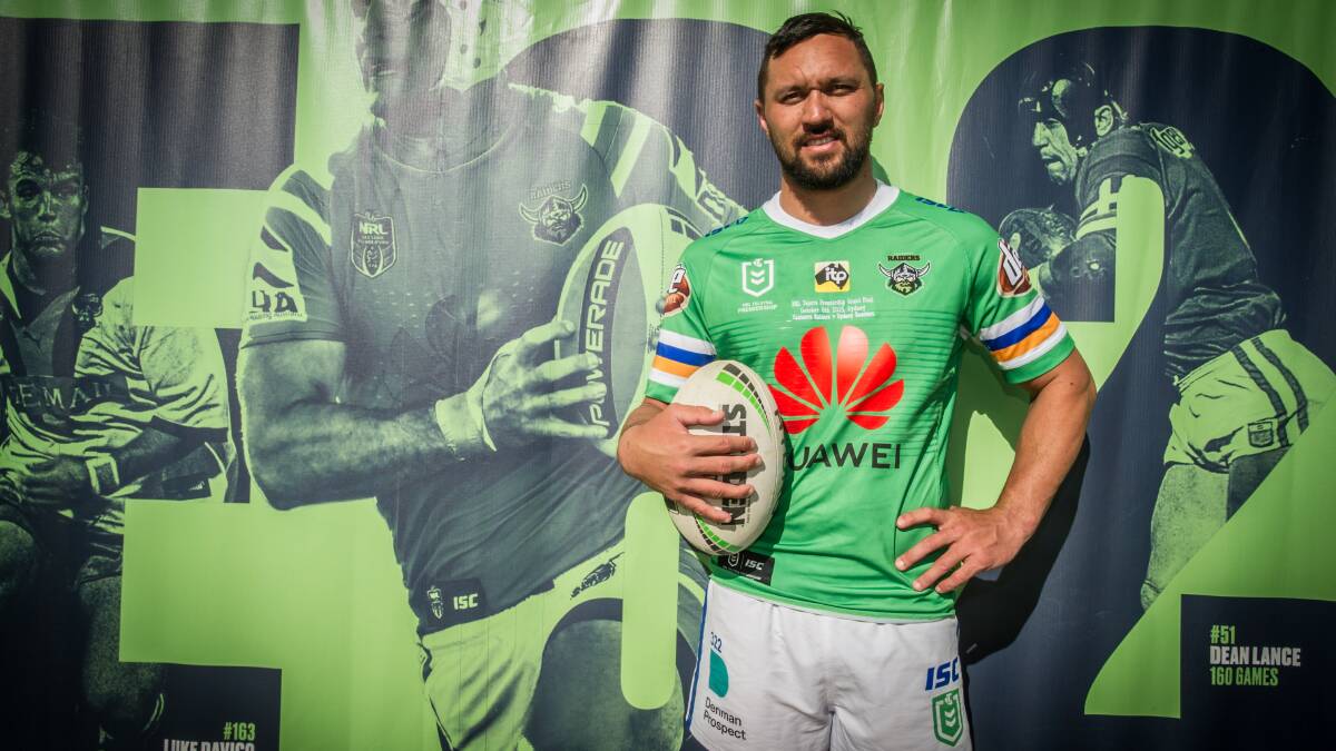 Canberra Raiders winger Jordan Rapana has officially joined the Panasonic Wild Knights. Picture: Karleen Minney