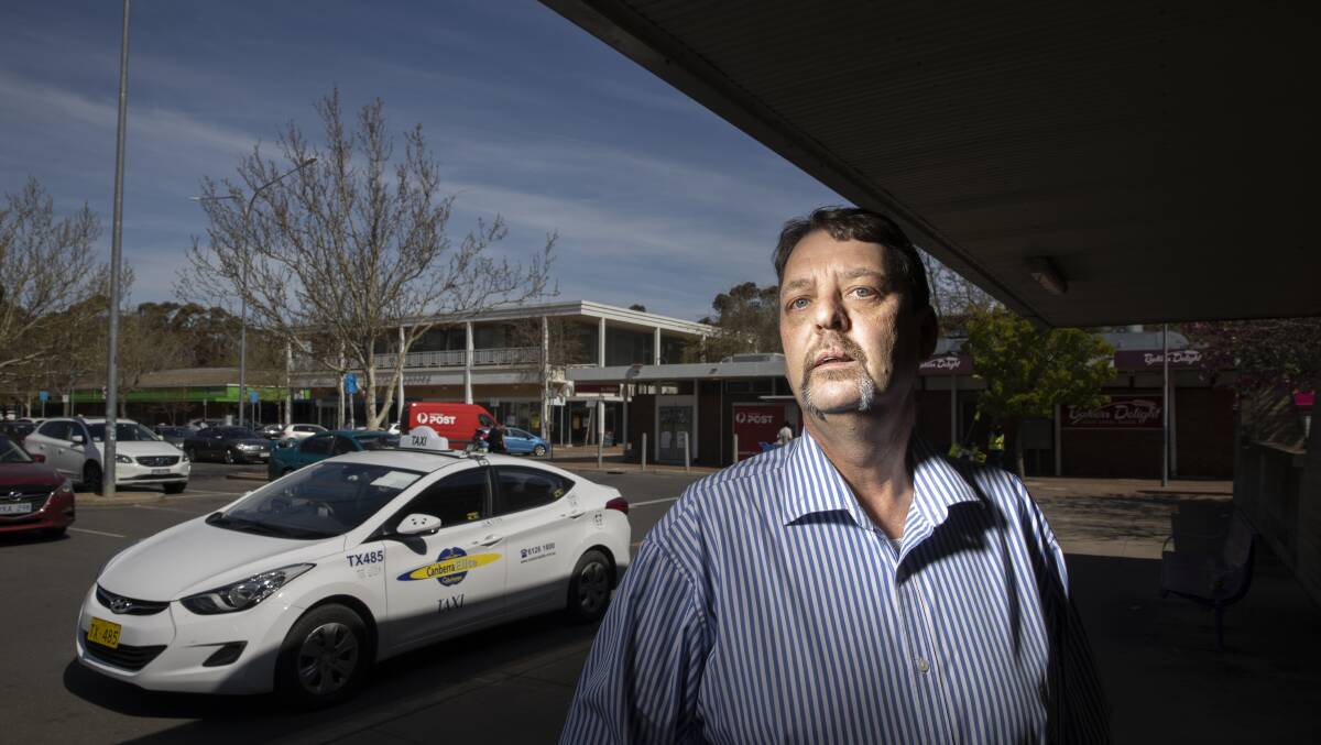What began as a fare evasion turned into an assault on Canberra taxi driver Mark Humpherston. Picture: Sitthixay Ditthavong