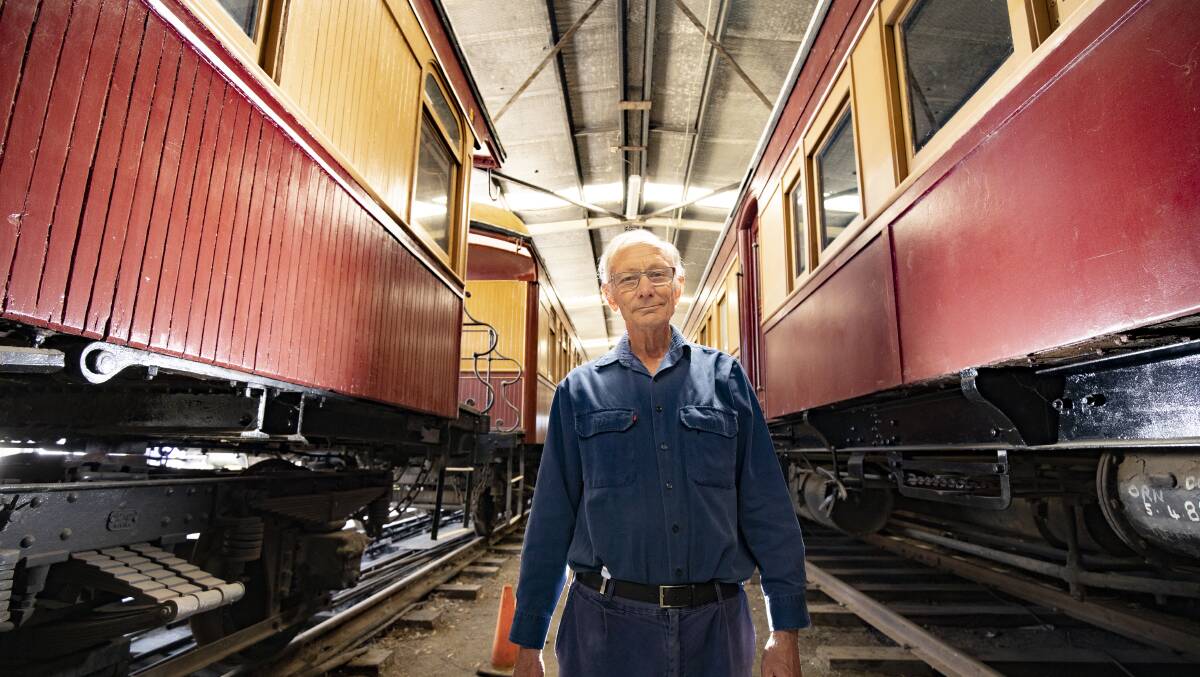 Canberra Railway Museum director John Cheeseman, ahead of the planned re-opening. Picture: Sitthixay Ditthavong
