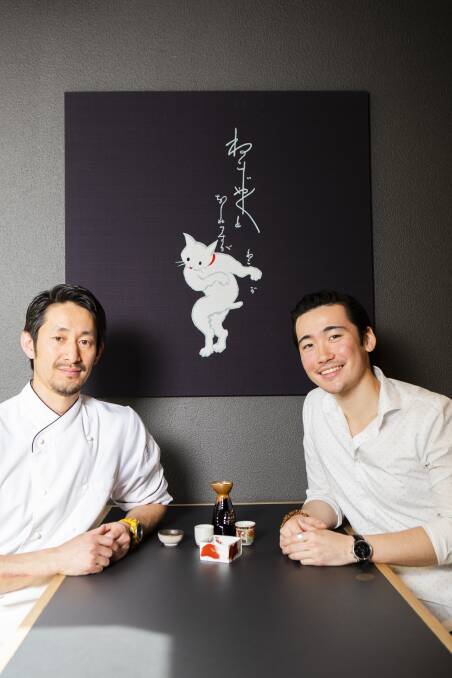 Head chef Shunsuke Ota, and Tayson Chui.