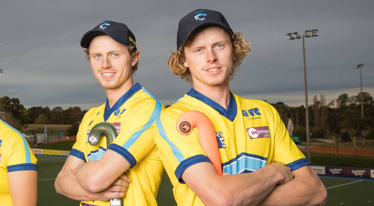 The Canberra Chill's Ben and Jake Staines have been named in the Australian indoor squad. Picture by Sitthixay Ditthavong