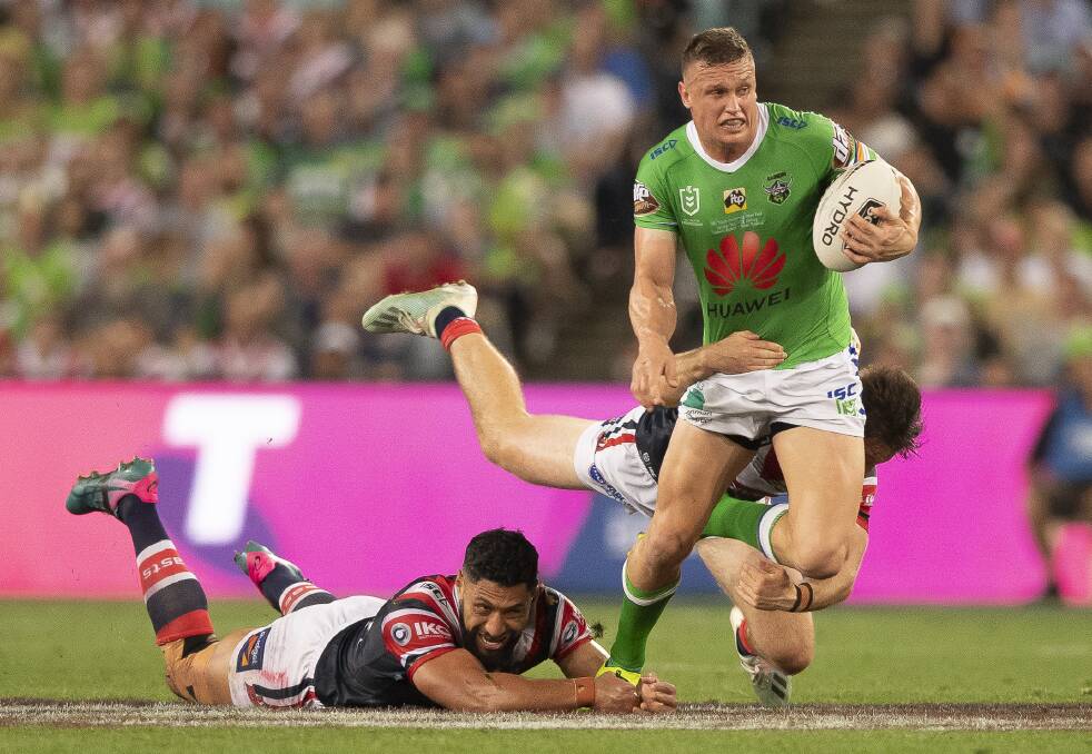Twelve NRL clubs having already shown interest in Raiders five-eighth Jack Wighton. Picture: Sitthixay Ditthavong