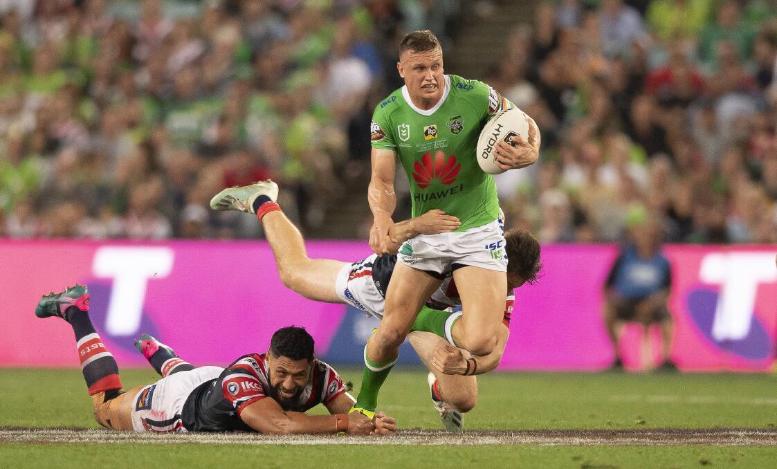 Canberra Raiders' Jack Wighton wants an upgraded contract. Picture: Sitthixay Ditthavong