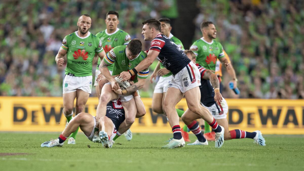 Canberra fans are relishing the chance to see their side meet the Roosters again. Picture: Sitthixay Ditthavong