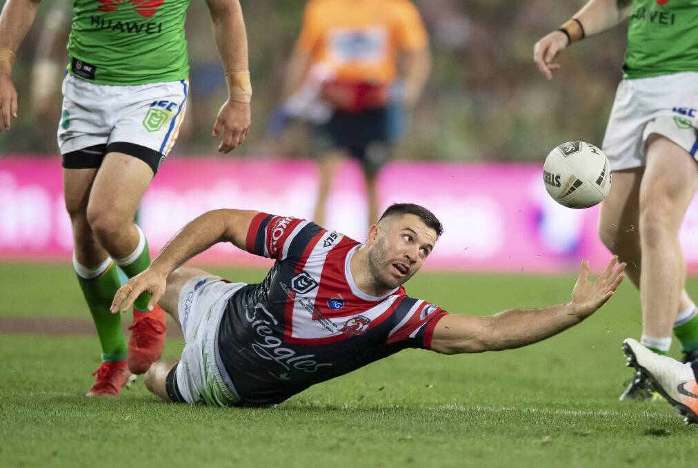 Now Rooster James Tedesco backflipped on a deal with the Raiders. Picture: Sitthixay Ditthavong