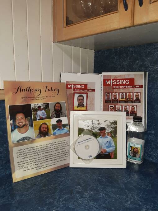 The Fahey family home retains pictures and keepsakes of their missing son, Anthony.