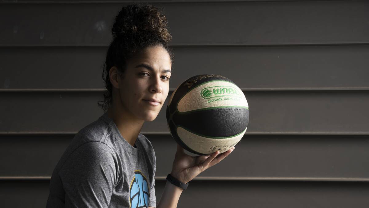 Kia Nurse has arrived in Canberra for her second WNBL season with the Capitals. Picture: Sitthixay Ditthavong