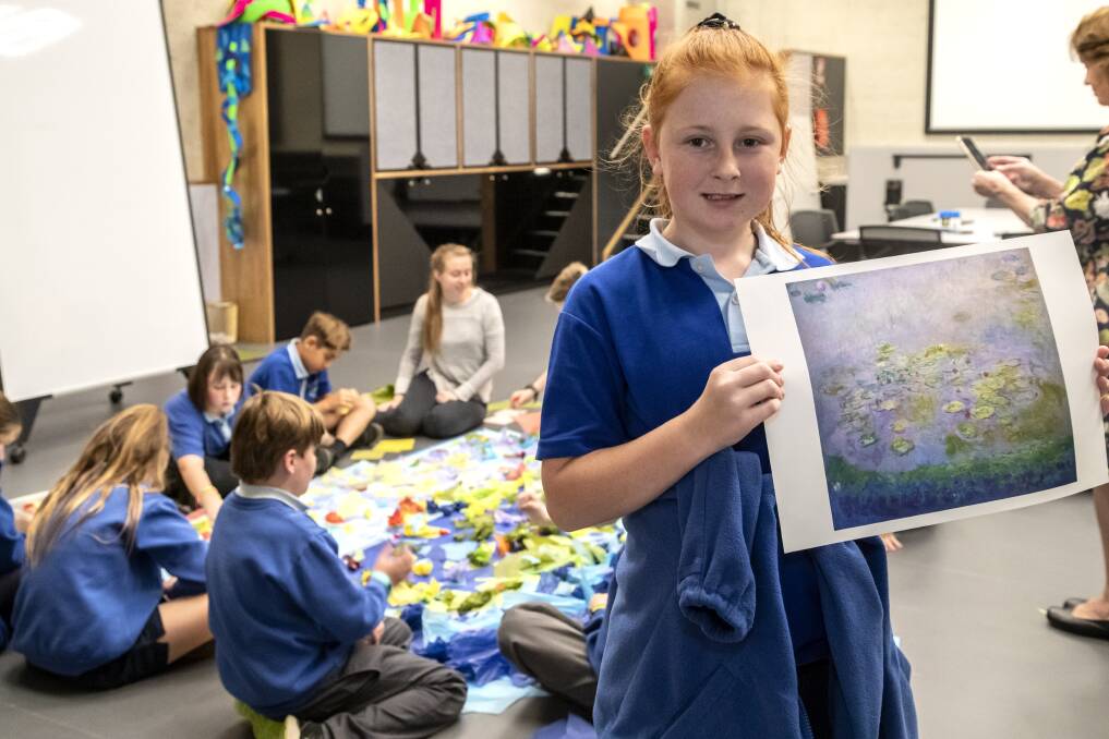 School groups will be able to take part in free activities at the National Gallery's new Tim Fairfax Learning Gallery and Studio.