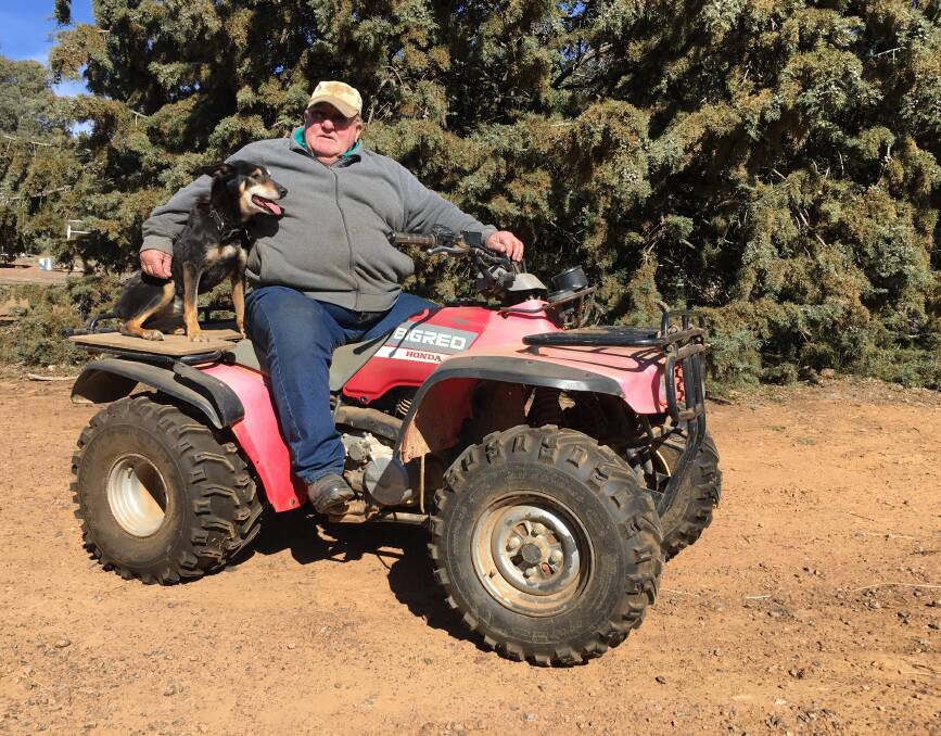 Colin Caldwell, from Gundaroo, believes rollover bars would defeat the design of quad bikes, and a more commonsense approach is required to safety. Picture: Supplied