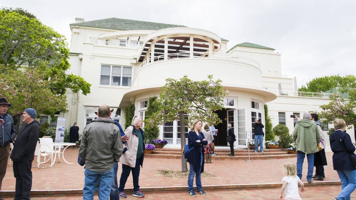 Government House on its 2019 Open Day. The Governor-General's office said there were "increasing cost pressures" for maintaining the official properties. Picture: Dion Georgopoulos