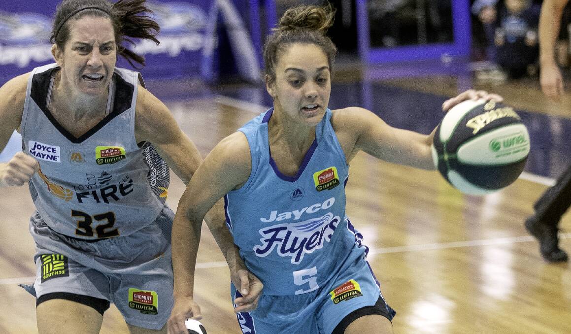 Leilani Mitchell will return to Canberra for the first time since helping the Capitals win the title. Picture: Mick Connolly WNBL