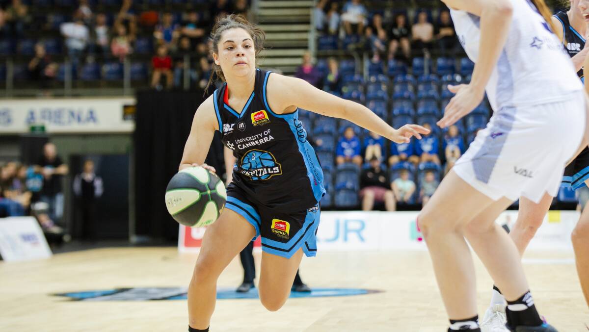 Canberra Capitals and Nationals guard Abby Cubillo. Picture: Jamila Toderas
