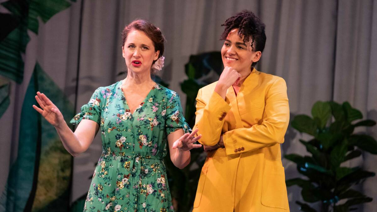 Mandy Bishop, Zindzi Okenyo in Much Ado About Nothing. Picture: Clare Hawley