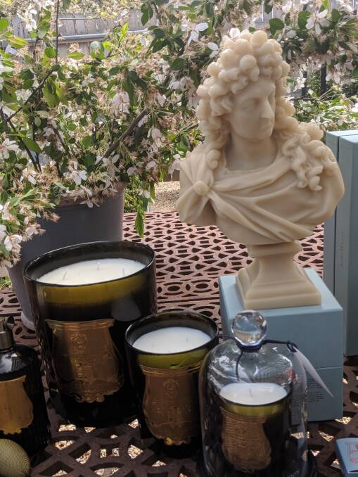 The Cire Trudon candles at the Bungendore event.