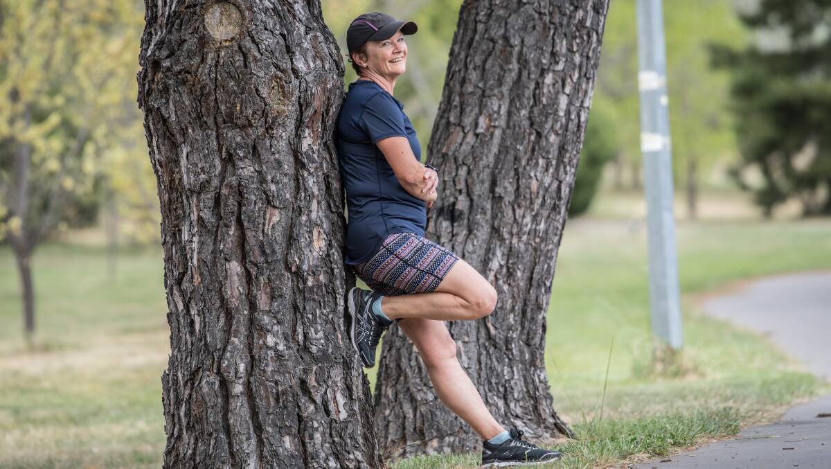 Turner marathon runner Cathy Newman has come back from leg surgery that took her out of action for three years. She's running in her first CT fun run to prepare for her next marathon. Picture: Karleen Minney