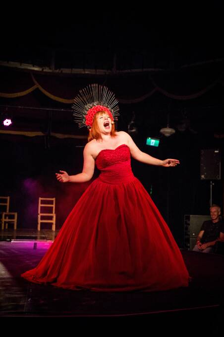 Singer Issy Hart in Rouge. Picture: David Power