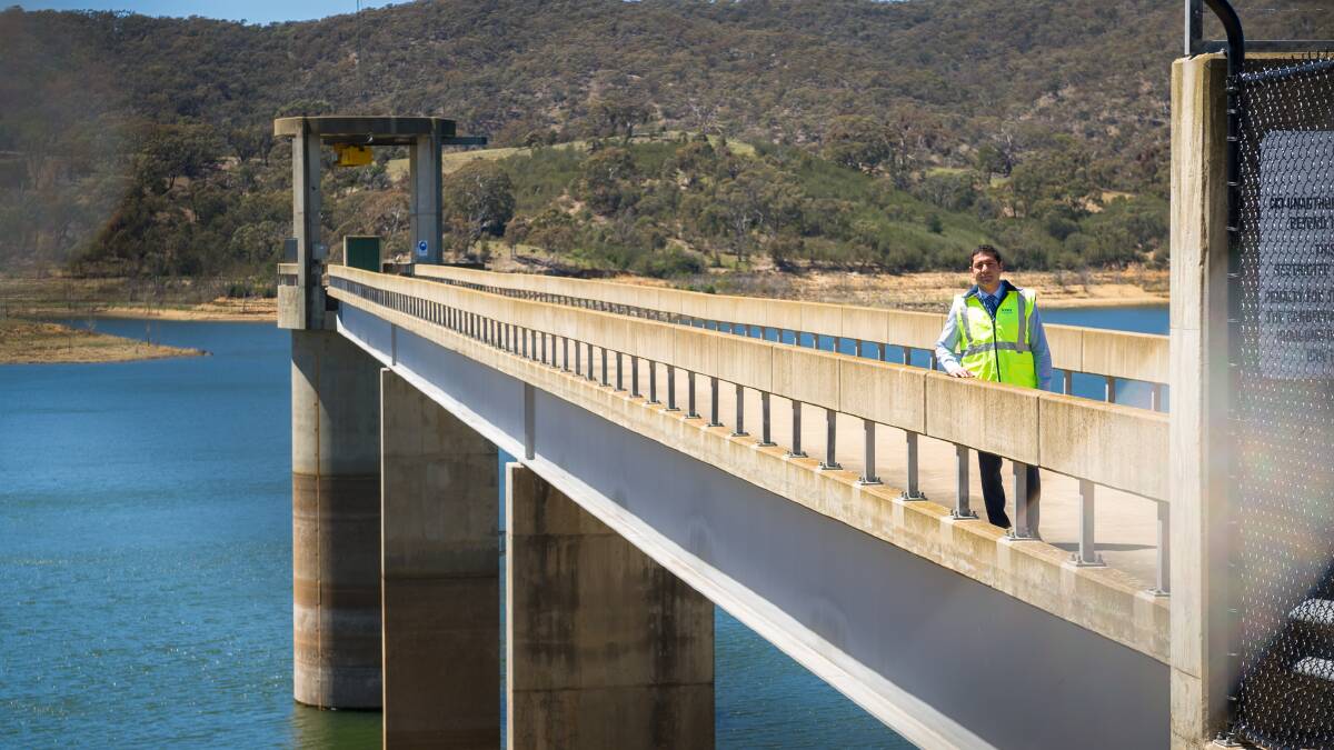 Canberra's dams have fallen below 50 per cent for the first time since the Millennium Drought. Picture: Elesa Kurtz