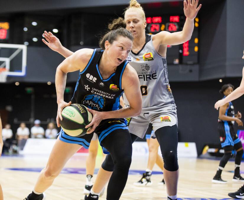 Kelsey Griffin will turn Opals pain into Capitals gain this season. Picture: Jamila Toderas