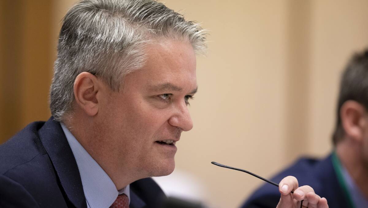 Finance Minister Mathias Cormann said any increases to the public service had to be justified. Picture: Dominic Lorrimer