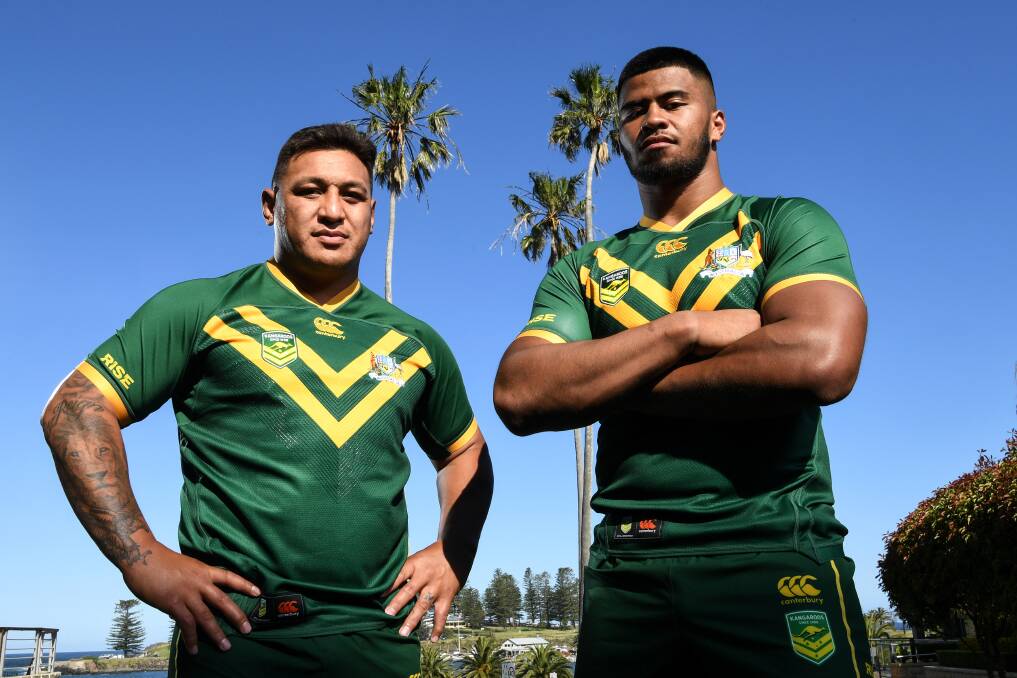 Raiders and Kangaroos prop Josh Papalii, left, will go for scans on Wednesday.