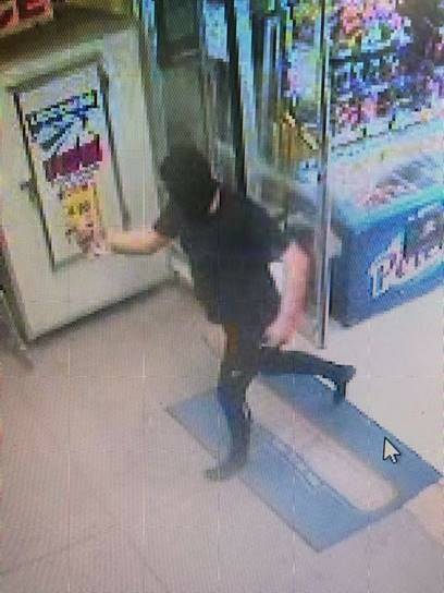 Security footage of the offender near the supermarket. Picture: ACT Policing