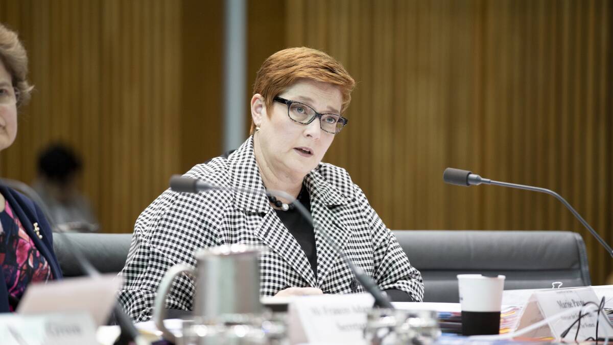 Foreign Affairs Minister Marise Payne met with her counterparts in the early hours of Friday morning. Picture: Sitthixay Ditthavong