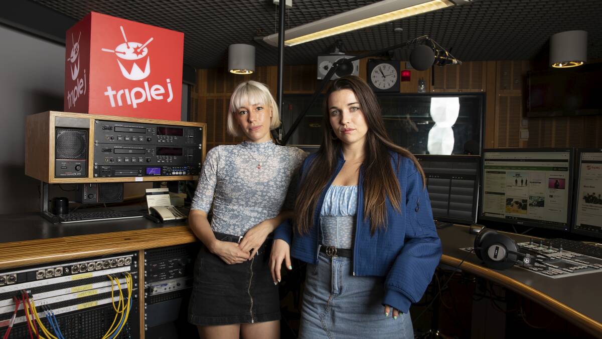 "We fell into Triple J so accidentally, we never set out to have a radio career. Picture: Renee Nowytarger