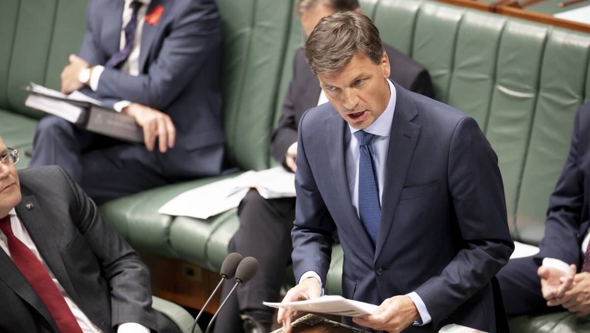 Energy Minister Angus Taylor is under pressure in question time this week. Picture: Sitthixay Ditthavong