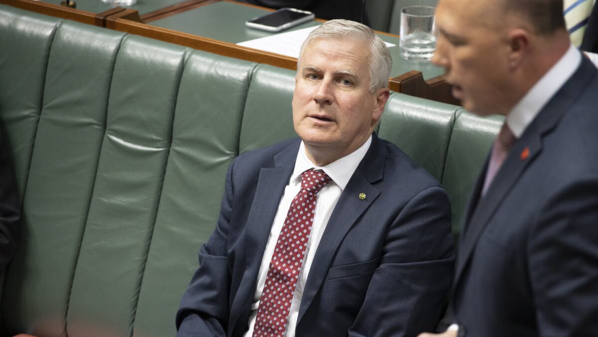 Deputy Prime Minister Michael McCormack dismissed concerns about bushfires' link to climate change as "ravings of some pure enlightened and woke capital city greenies". Picture: Alex Ellinghausen. Picture: Sitthixay Ditthavong