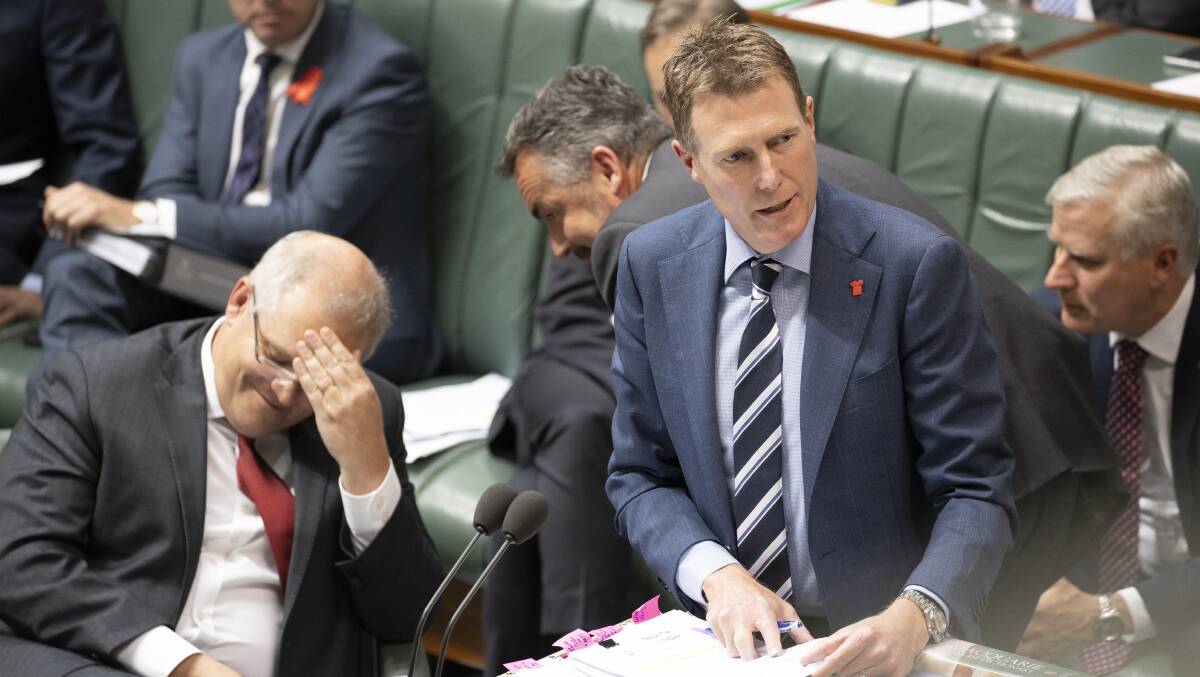 Attorney-General Christian Porter admitted the Morrison government seeked legal advice on the robodebt debacle. Picture: Sitthixay Ditthavong