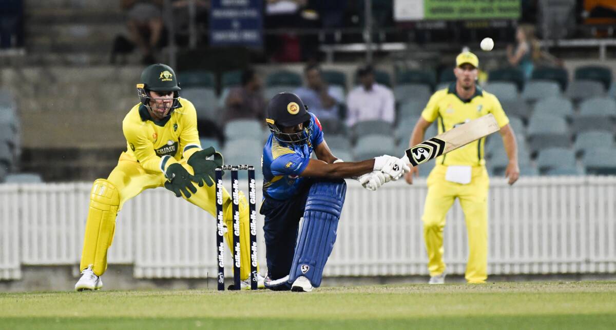 Oshada Fernando stood out for Sri Lanka. Picture: Dion Georgopoulos