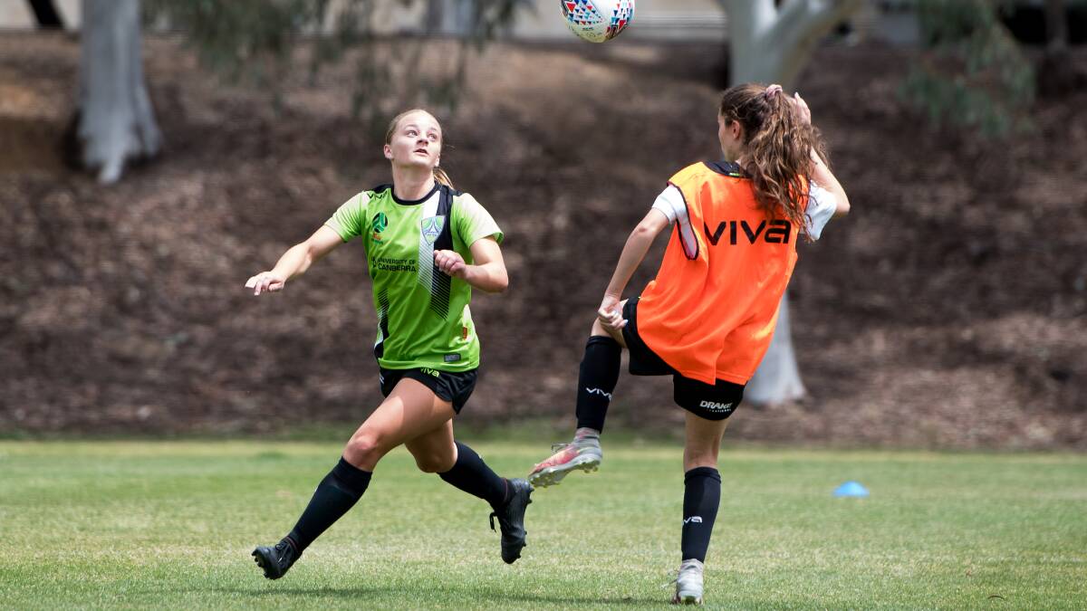 Hayley Taylor-Young has signed with Canberra United for the upcoming W-League season. Picture: Elesa Kurtz