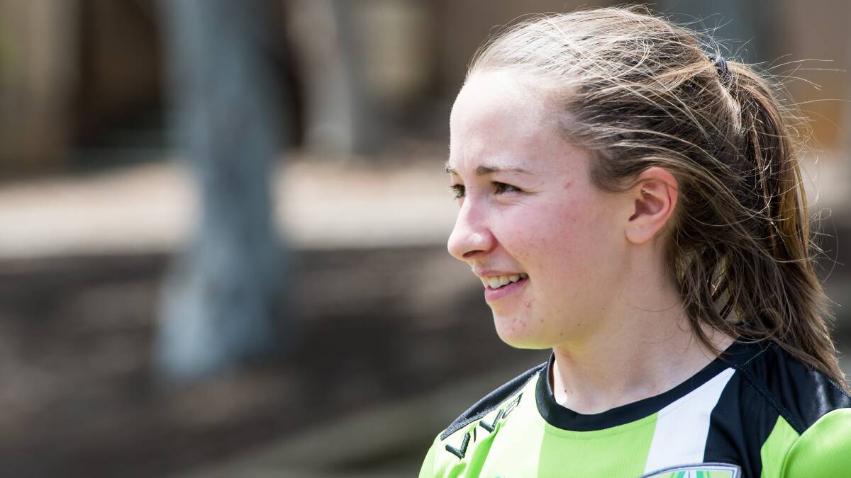 Laura Hughes has re-signed with Canberra United. Picture: Elesa Kurtz