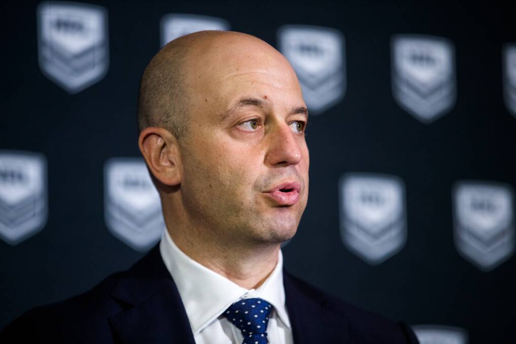 NRL CEO Todd Greenberg will show whether he's willing to stand up to the big dogs. Picture: Edwina Pickles.