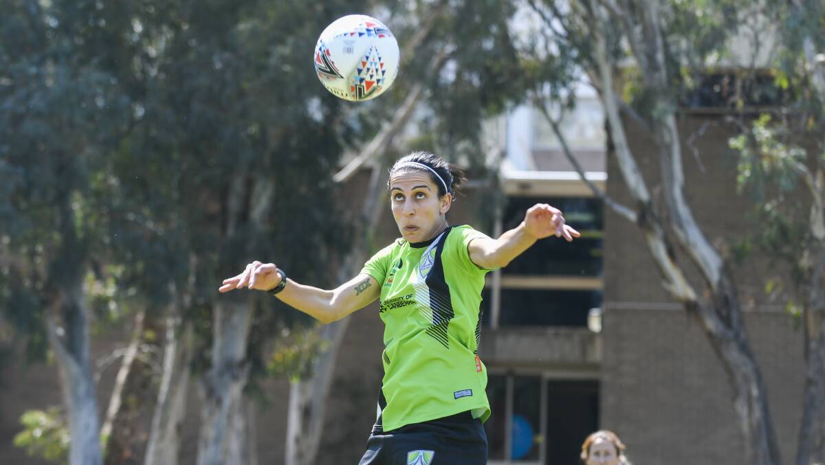 Canberra United star Leena Khamis. Picture: Dion Georgopoulos