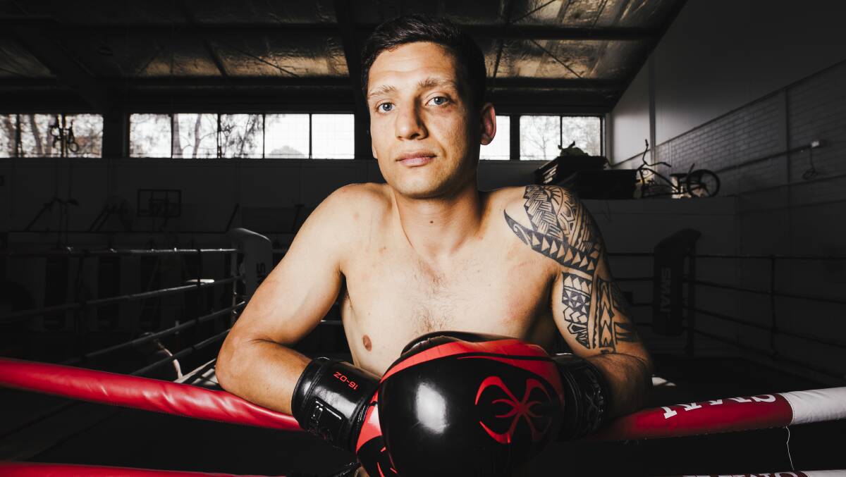 Canberra's Jorge Kapeen is vying for a place on the National Boxing Series card in June. Picture: Jamila Toderas