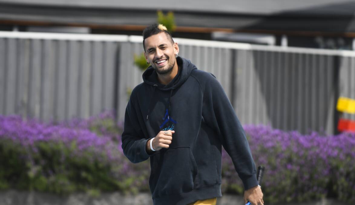 Canberra's Nick Kyrgios has again been snubbed for the Newcombe Medal. Picture: Dion Georgopoulos