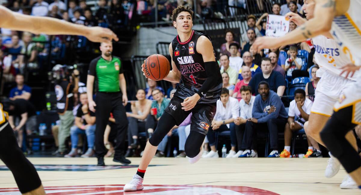 LaMelo Ball has shown interest in buying the Hawks licence. Picture: Jamila Toderas
