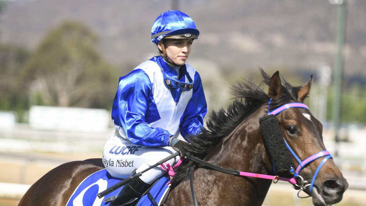 Jockey Kayla Nisbet is recovering from a foot injury. Picture: Dion Georgopoulos