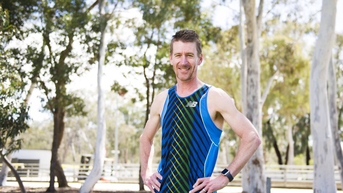 James Barker is running the 5km event for this year's Canberra Times Fun Run. Picture: Dion Georgopoulos