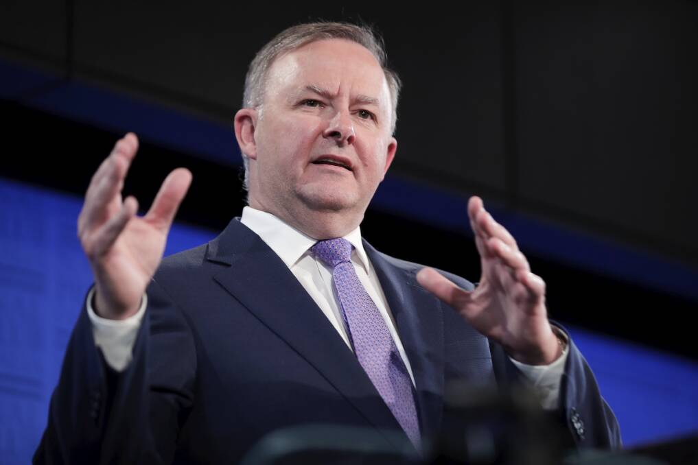 Opposition Leader Anthony Albanese can use Labor's review into its 2019 federal election loss to his advantage. Picture: Alex Ellinghausen